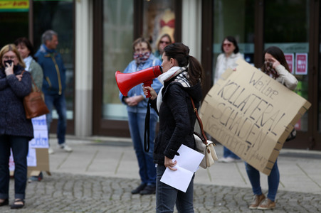 Demonstration zur Erhaltung der Grundrechte in Görlitz