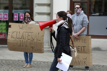 Demonstration zur Erhaltung der Grundrechte in Görlitz