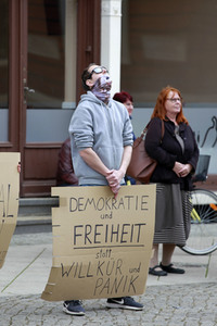 Demonstration zur Erhaltung der Grundrechte in Görlitz