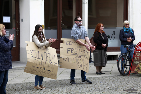 Demonstration zur Erhaltung der Grundrechte in Görlitz