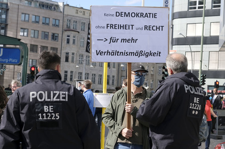 Mai-Demo in Berlin