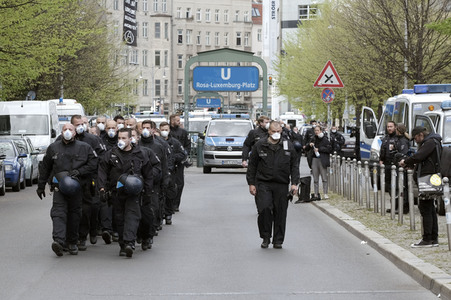 Mai-Demo in Berlin