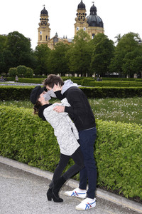 Fototermin mit Philip Birnstiel und Darya Gritsyuk in München