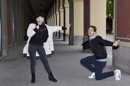 Fototermin mit Philip Birnstiel und Darya Gritsyuk in München
