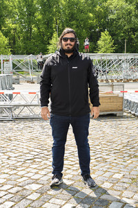 Aufbau für Autokonzerte in Hannover