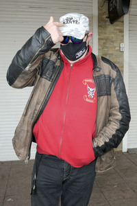 Eddy Kante unterwegs in Hamburg