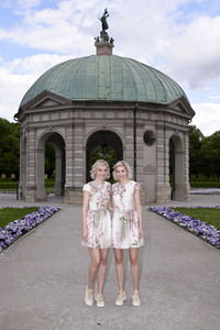 Fototermin mit Nina und Julia Meise in München