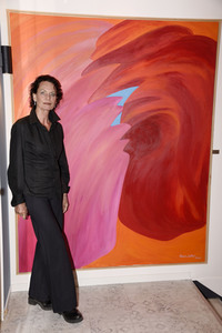 Karin Müller-Wohlfahrt beim Friseur in München