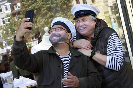 Fototermin mit Klaus & Klaus in Hamburg