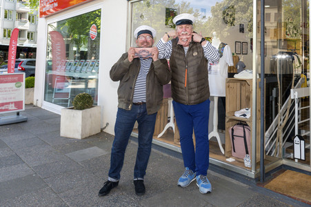 Fototermin mit Klaus & Klaus in Hamburg