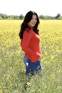 Fototermin mit Alexandra Polzin in München