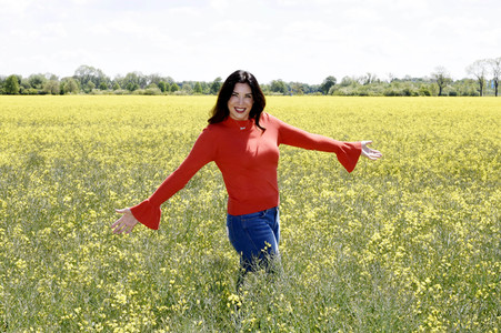 Fototermin mit Alexandra Polzin in München
