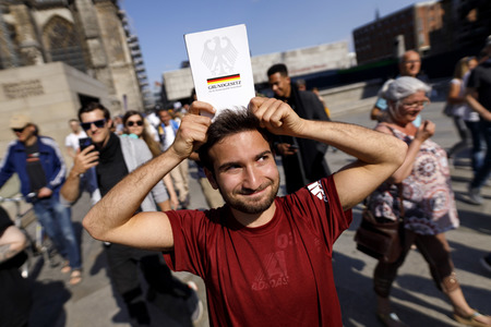 Demo gegen Corona-Maßnahmen in Köln