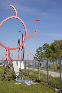 Landesgrenze Deutschland - Schweiz während der Coronakrise in Konstanz