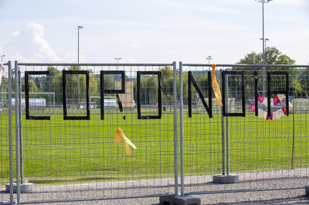 Landesgrenze Deutschland - Schweiz während der Coronakrise in Konstanz