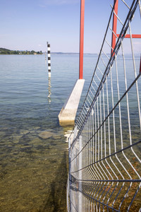 Landesgrenze Deutschland - Schweiz während der Coronakrise in Konstanz