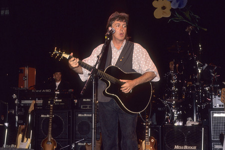 Pressetermin zur Paul McCartney World Tour 1989/90 in London