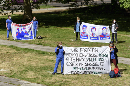 'Walk of Care' Demonstration in Berlin
