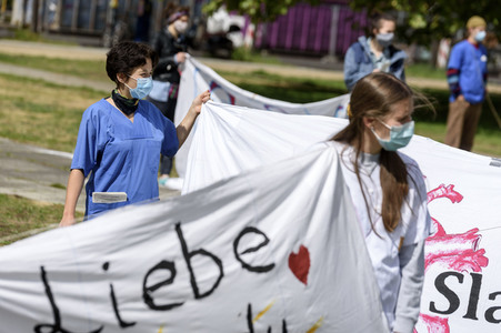 'Walk of Care' Demonstration in Berlin
