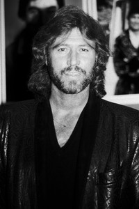Pressetermin mit Barry Gibb in London