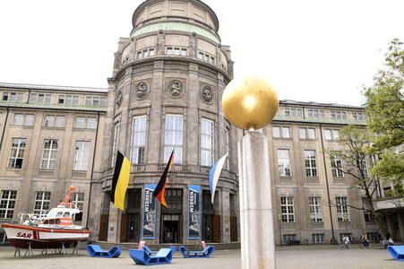 Deutsches Museum nach den Corona-Ausgangsbeschränkungen in München