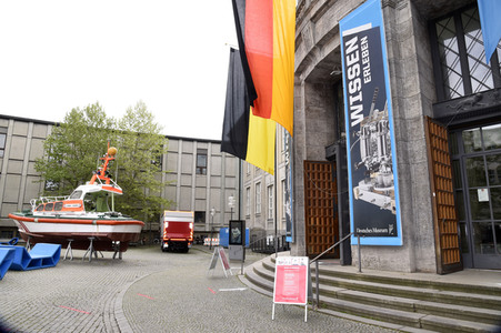 Deutsches Museum nach den Corona-Ausgangsbeschränkungen in München