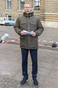 Demonstration der Beautybranche und Tattoostudios in Hamburg