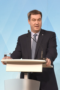 Pressekonferenz zur Corona-Pandemie in München