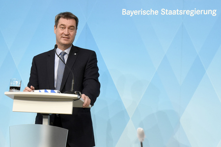 Pressekonferenz zur Corona-Pandemie in München