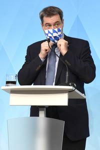 Pressekonferenz zur Corona-Pandemie in München