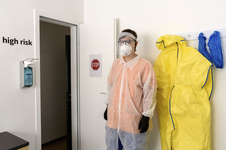 Vorstellung der ersten COVID-19-Quarantäne-Station für Obdachlose in Berlin