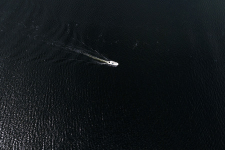 Luftaufnahmen vom Großen Wannsee in Berlin