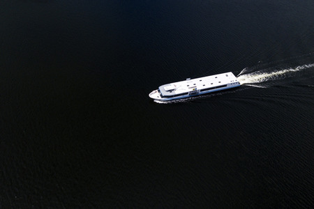 Luftaufnahmen vom Großen Wannsee in Berlin