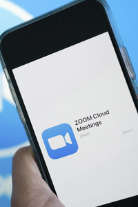 Symbolfoto Zoom Cloud Meetings