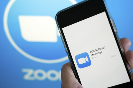 Symbolfoto Zoom Cloud Meetings