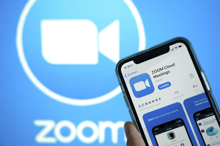Symbolfoto Zoom Cloud Meetings