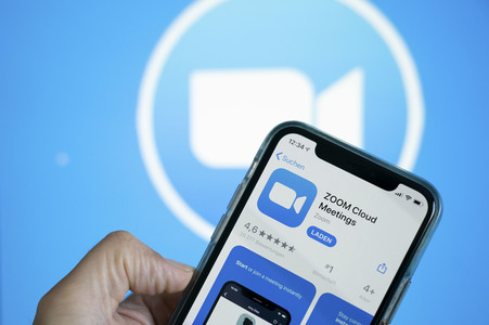 Symbolfoto Zoom Cloud Meetings