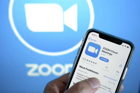 Symbolfoto Zoom Cloud Meetings