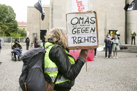 Corona-Demos in Berlin