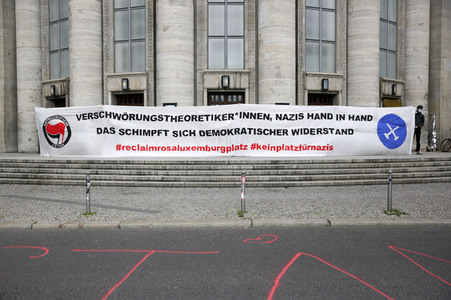 Corona-Demos in Berlin