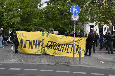 Corona-Demos in Berlin