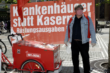 Corona-Demos in Frankfurt