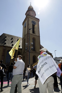 Corona-Demos in Frankfurt