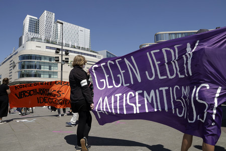 Corona-Demos in Frankfurt