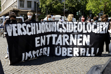 Corona-Demos in Frankfurt