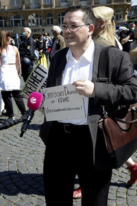 Corona-Demos in Frankfurt