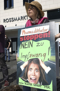 Corona-Demos in Frankfurt