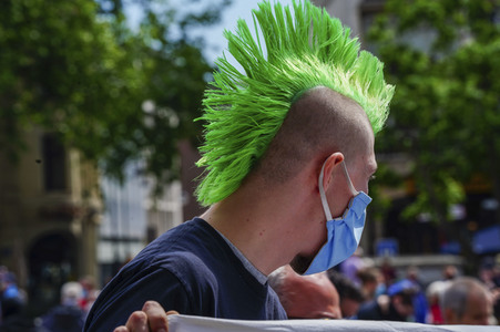 Corona-Demos in Köln