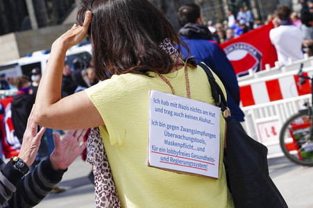 Corona-Demos in Köln