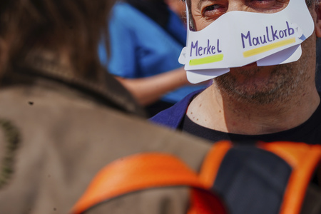 Corona-Demos in Köln